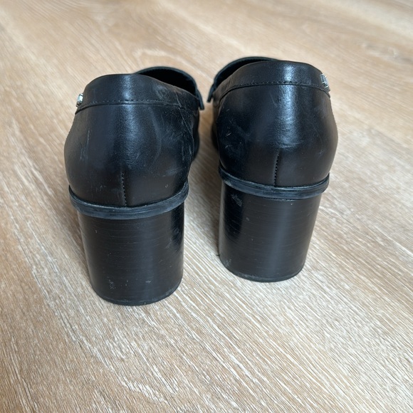 Vintage Lauren RL Darla black chunky penny loafers - Picture 9 of 12